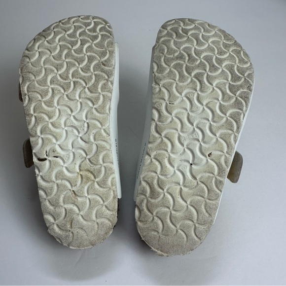 Birkenstock Arizona Sandals Children's size 11 Shoes Adjustable Buckle White - Picture 9 of 10